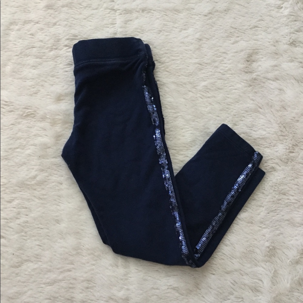Gap kids blue leggings with sequins size xs